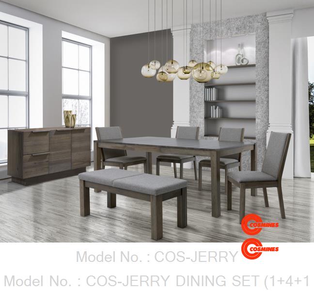 COS-JERRY DINING SET (1+4+1)